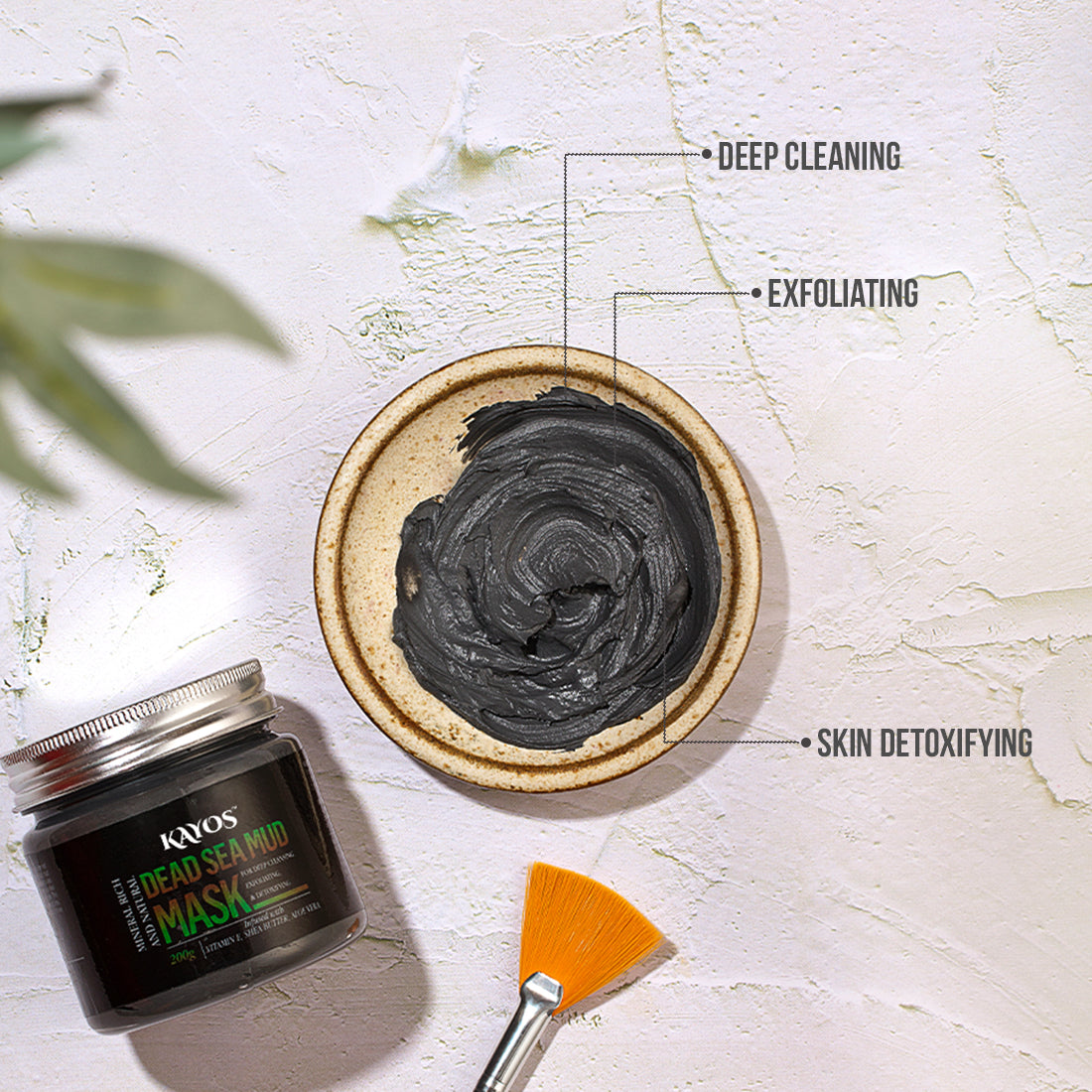 Kayos Dead Sea Mud Mask for Face & Body