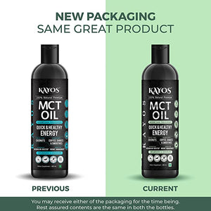 MCT Oil for Weight Loss 490 mL | Pure Coconut Sourced MCT C8 Oil | Keto Friendly Ketogenic MCT Oil for Keto Coffee | Pre-workout Supplement for Energy & Focus