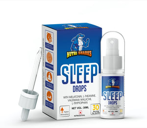 
                
                    Load image into Gallery viewer, Nutrisharks Melatonin 3mg Sleep Spray Vitamin Supplement - Non Habit Sleeping Aid Drops - 30mL
                
            