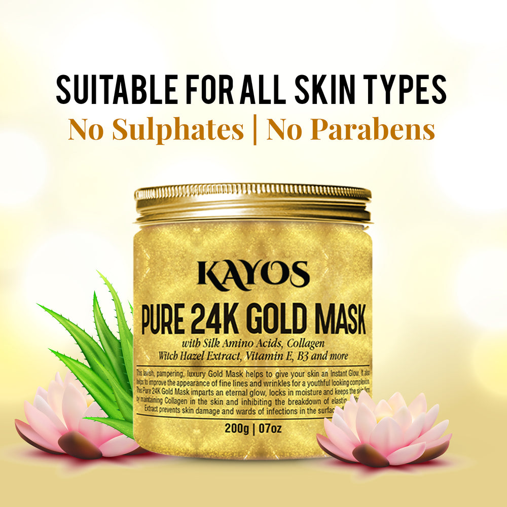 Best pure Gold facial mask for all skin type 