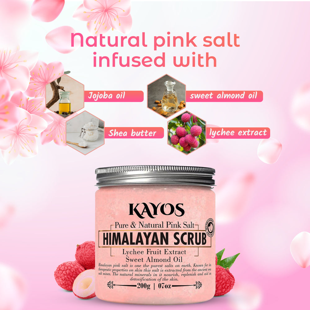 Kayos Himalayan Pink Salt Body Scrub