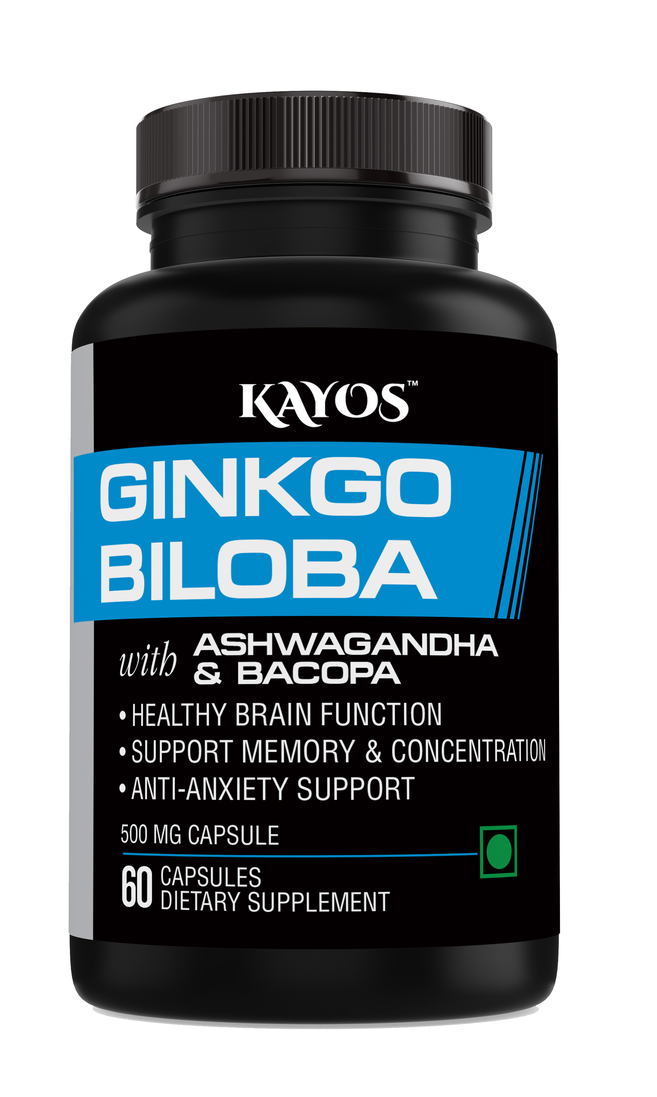 Kayos Ginkgo Biloba for Memory Focus and Concentration