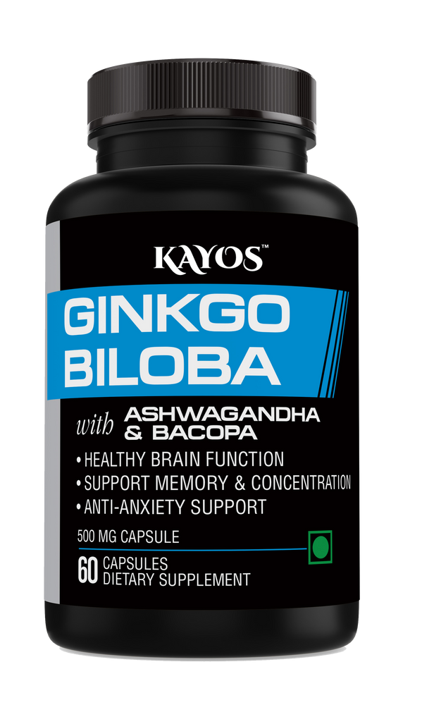 Kayos Ginkgo Biloba for Memory Focus and Concentration