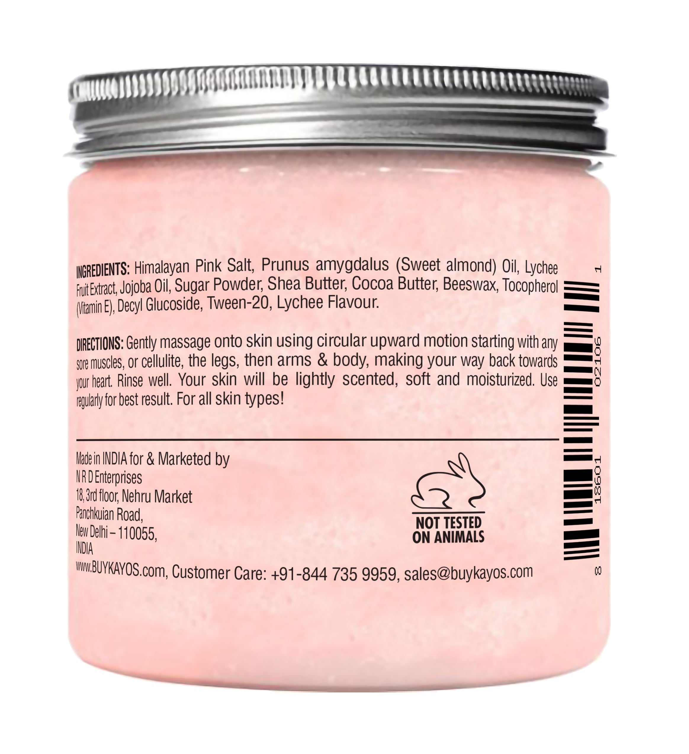 Kayos Himalayan Pink Salt Body Scrub