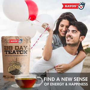 Kayos Naturally produced herbal tea for weight loss and detox 