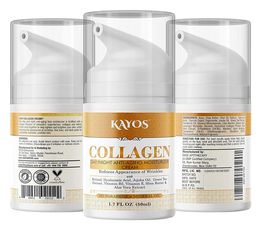 Kayos Collagen Day & Night Moisturizing Cream